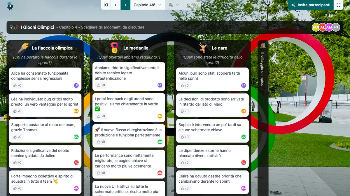 I Giochi Olimpici - choose-subjects