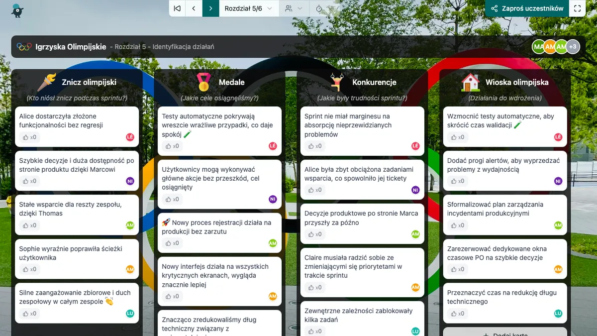 Igrzyska Olimpijskie - actions