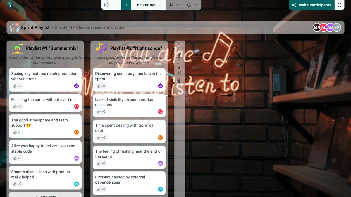 Playlista sprintu - choose-subjects