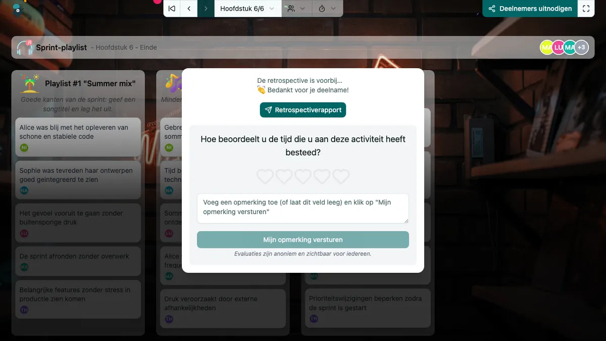 Sprint-playlist - end