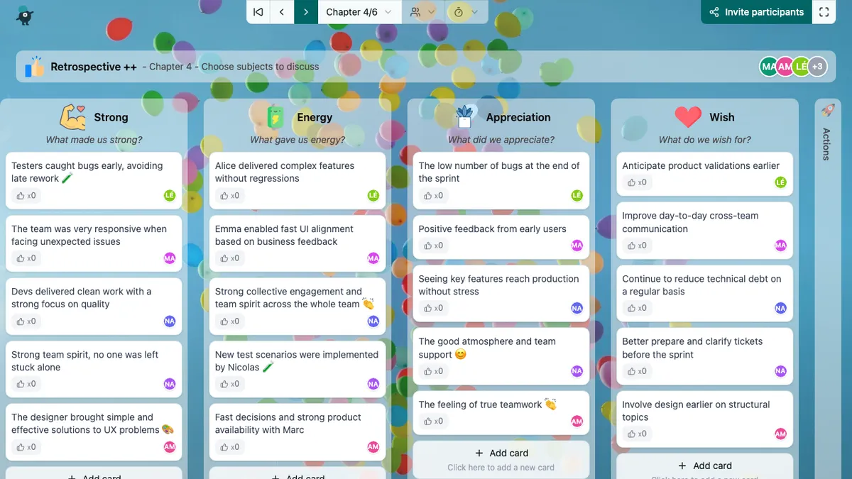 Retrospektywa ++ - choose-subjects