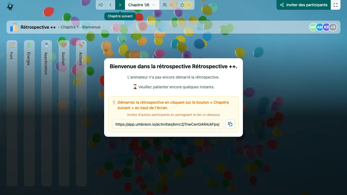 Rétrospective ++ - welcome