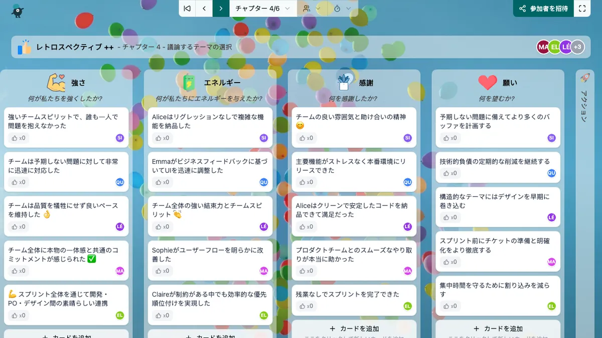 レトロスペクティブ ++ - choose-subjects