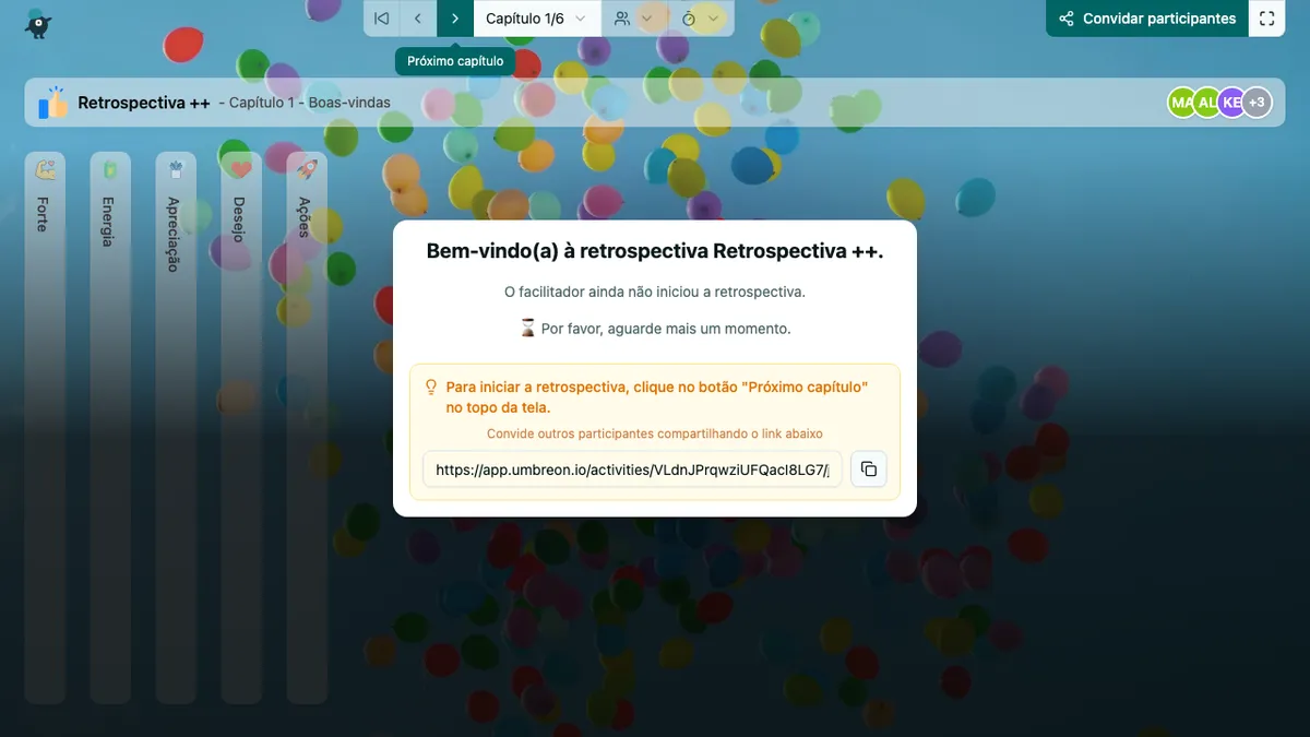 Retrospectiva ++ - welcome
