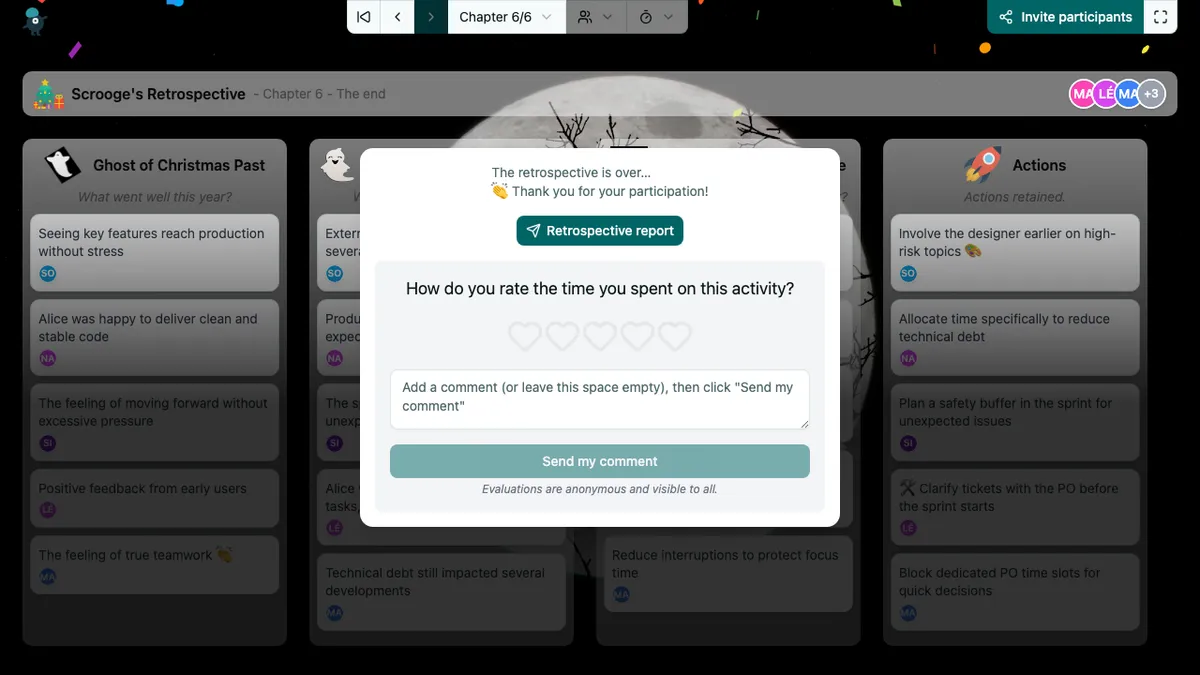 Retrospektywa Scrooge'a - end
