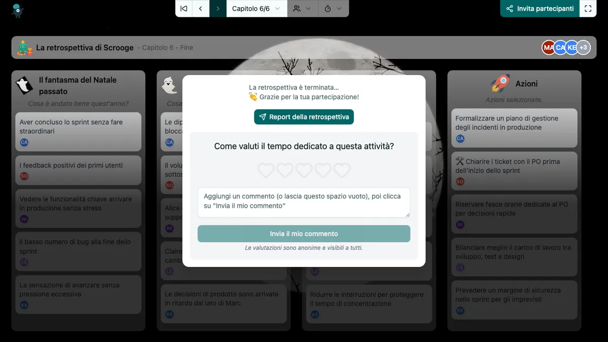La retrospettiva di Scrooge - end
