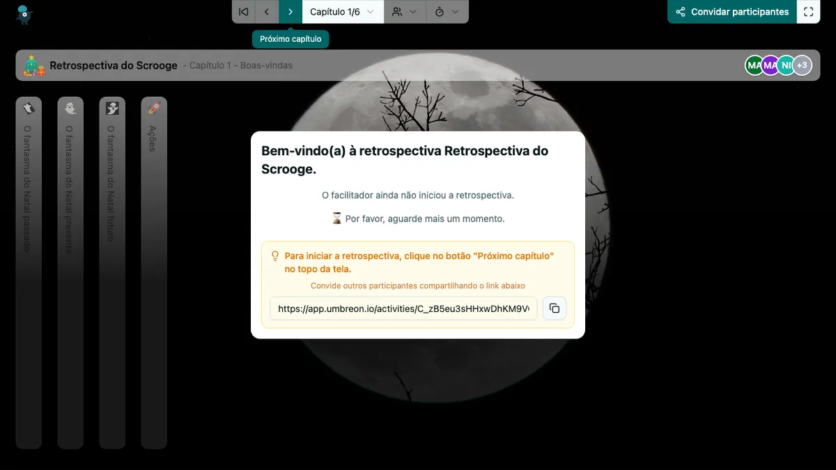 Retrospectiva do Scrooge - welcome