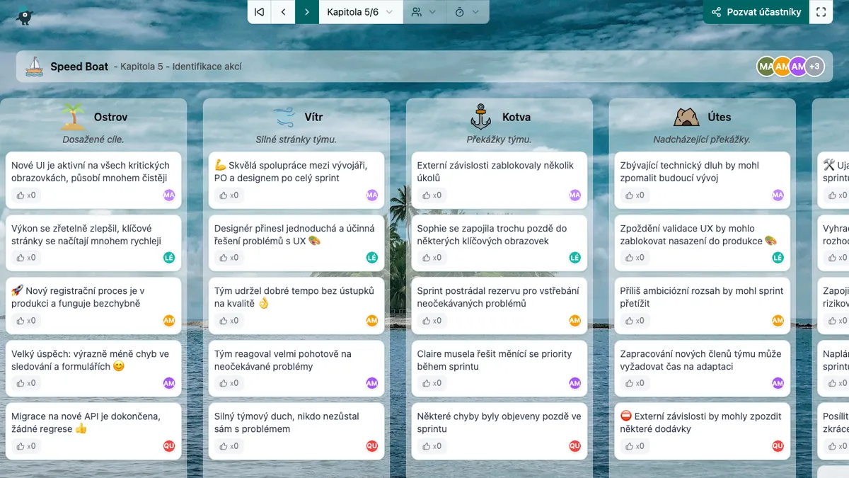 Speed Boat - actions