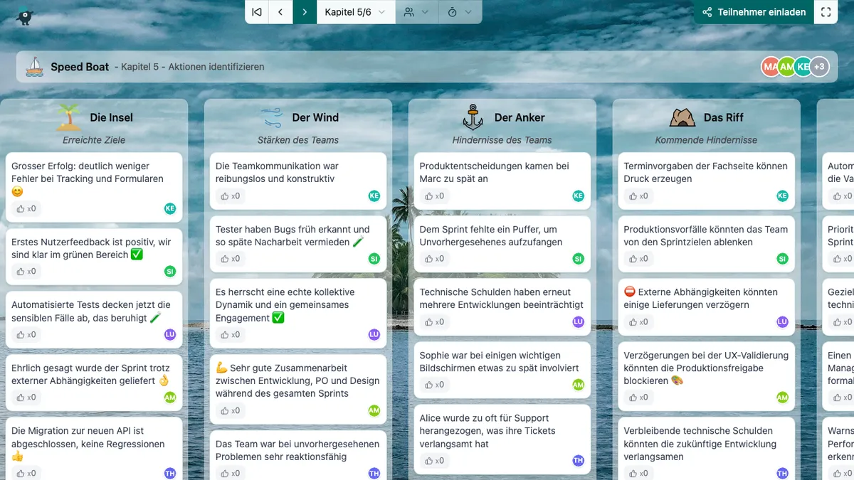 Speed Boat - actions