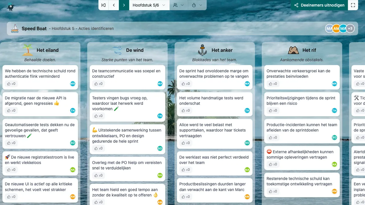 Speed Boat - actions