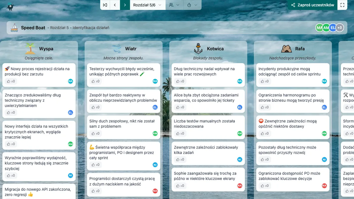 Speed Boat - actions