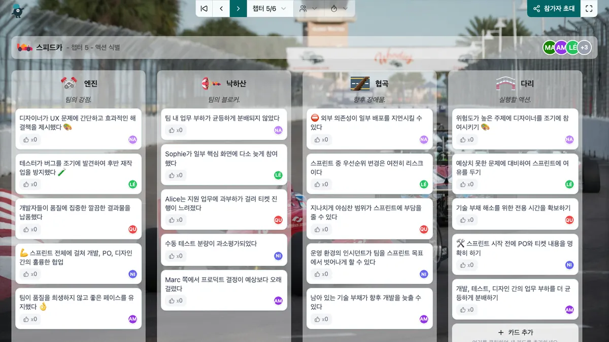 스피드카 - actions