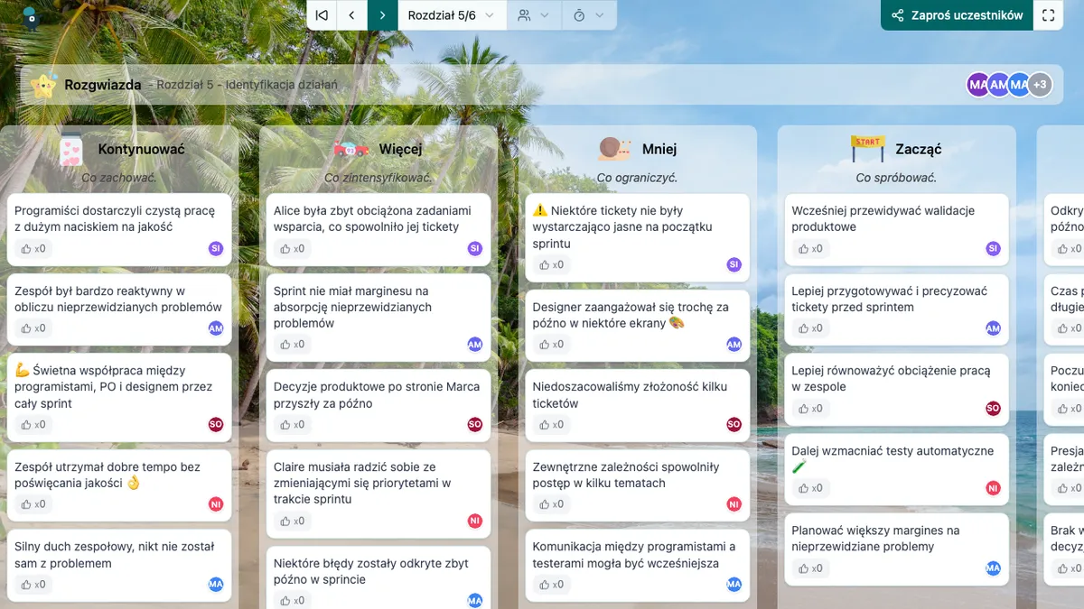 Rozgwiazda - actions