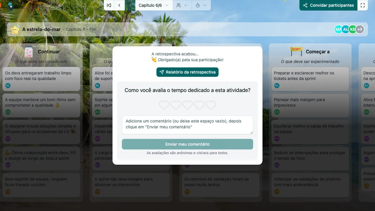 A estrela-do-mar - end