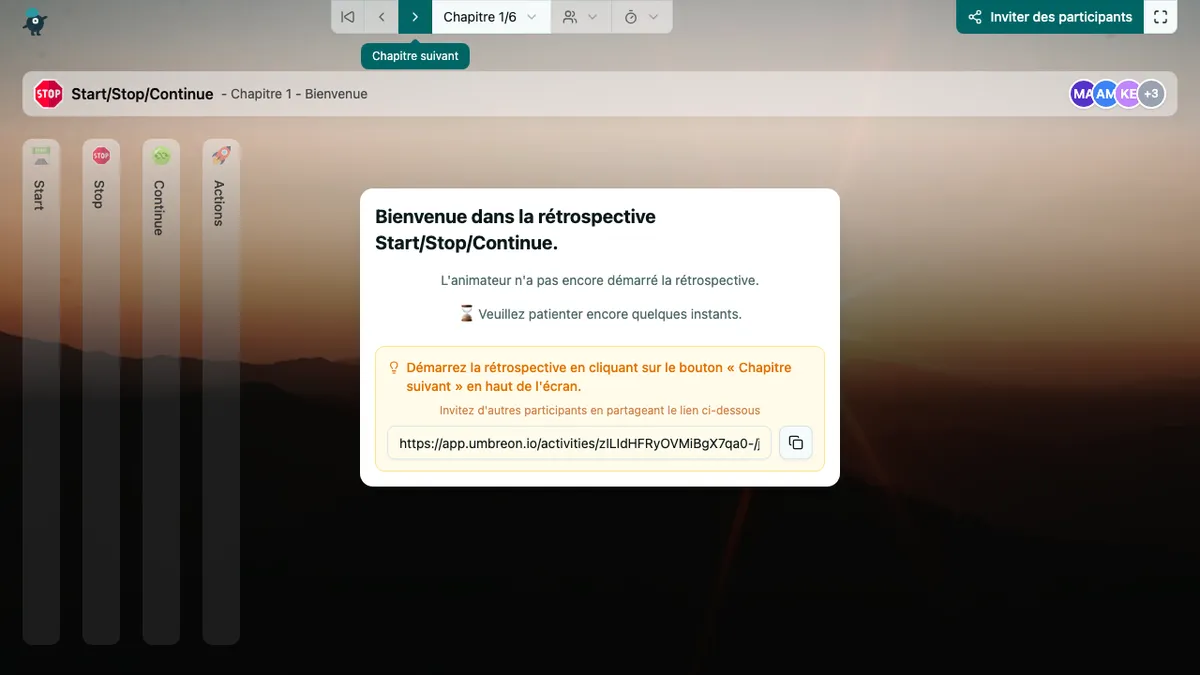 Start/Stop/Continue - welcome