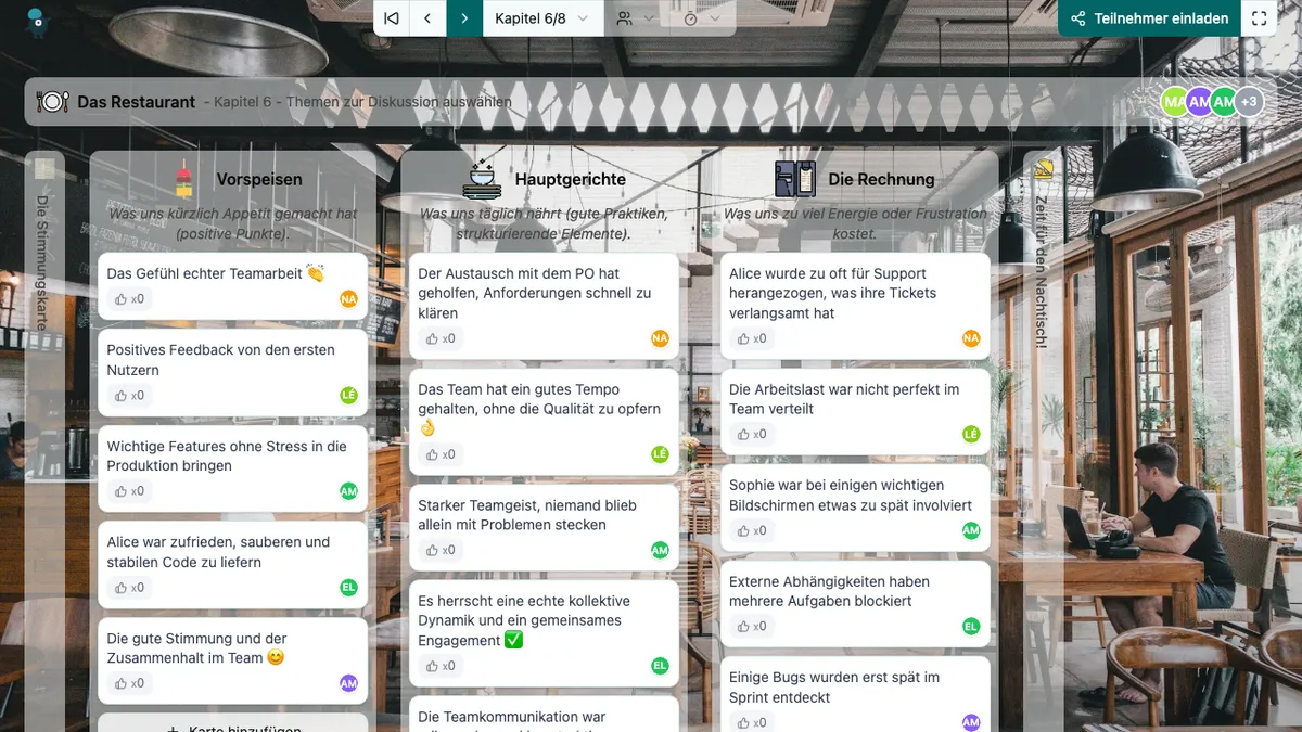 Das Restaurant - choose-subjects