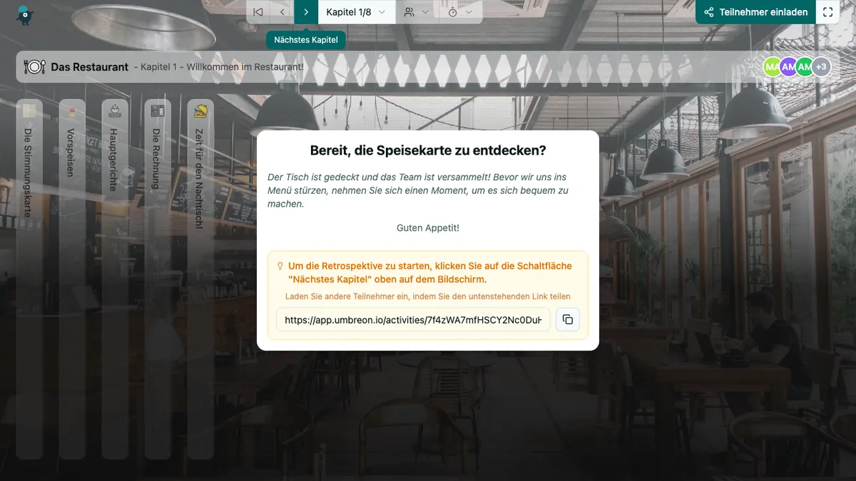 Das Restaurant - welcome