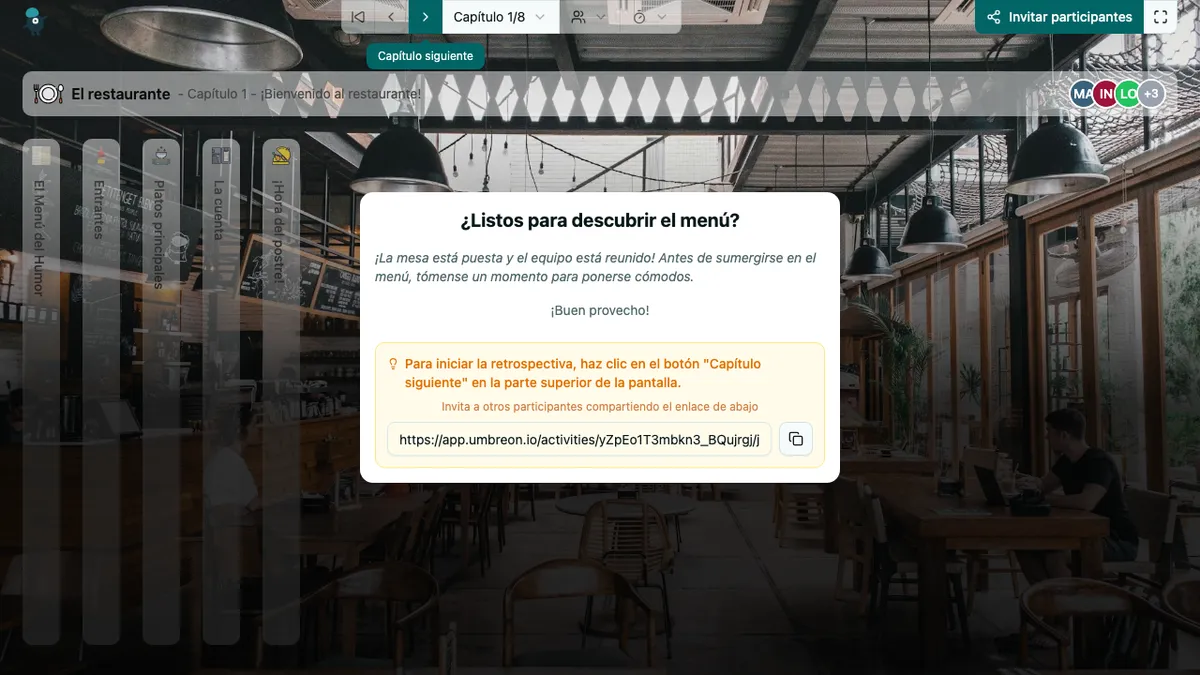 El restaurante - welcome