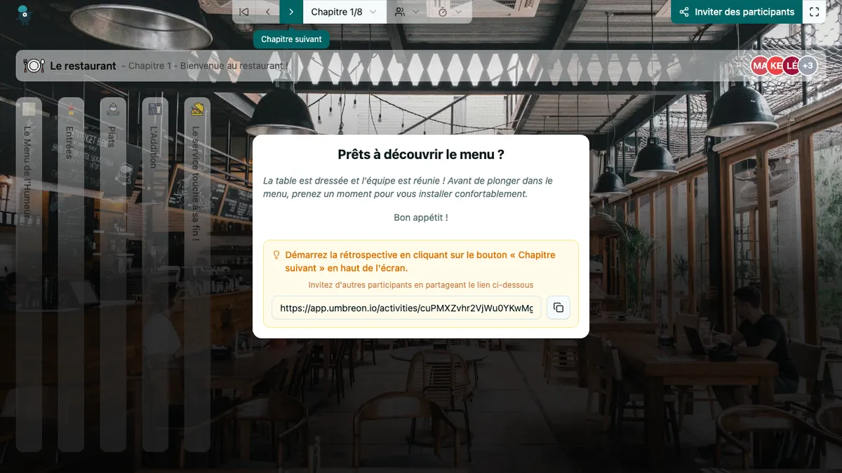 Le restaurant - welcome