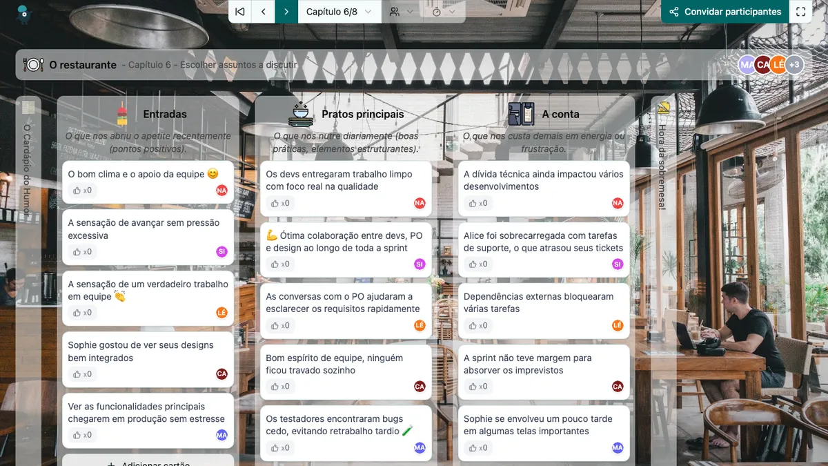 O restaurante - choose-subjects