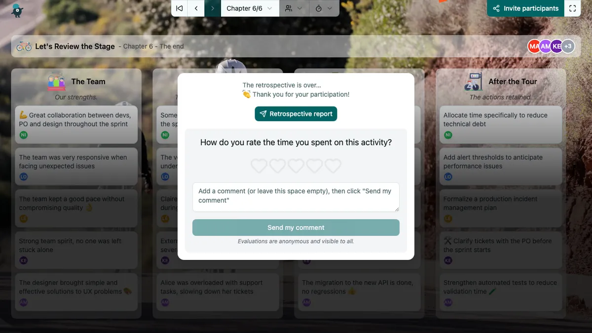 Podsumujmy etap - end