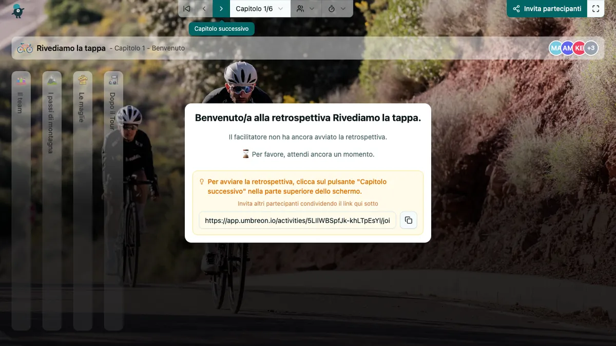 Rivediamo la tappa - welcome