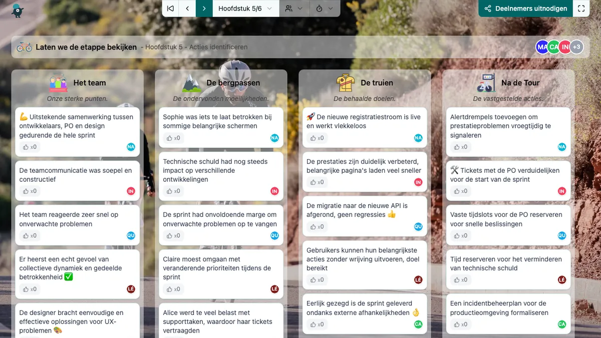 Laten we de etappe bekijken - actions