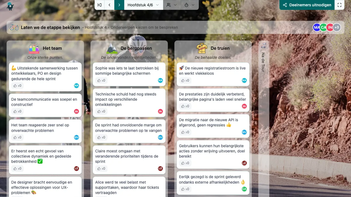 Laten we de etappe bekijken - choose-subjects