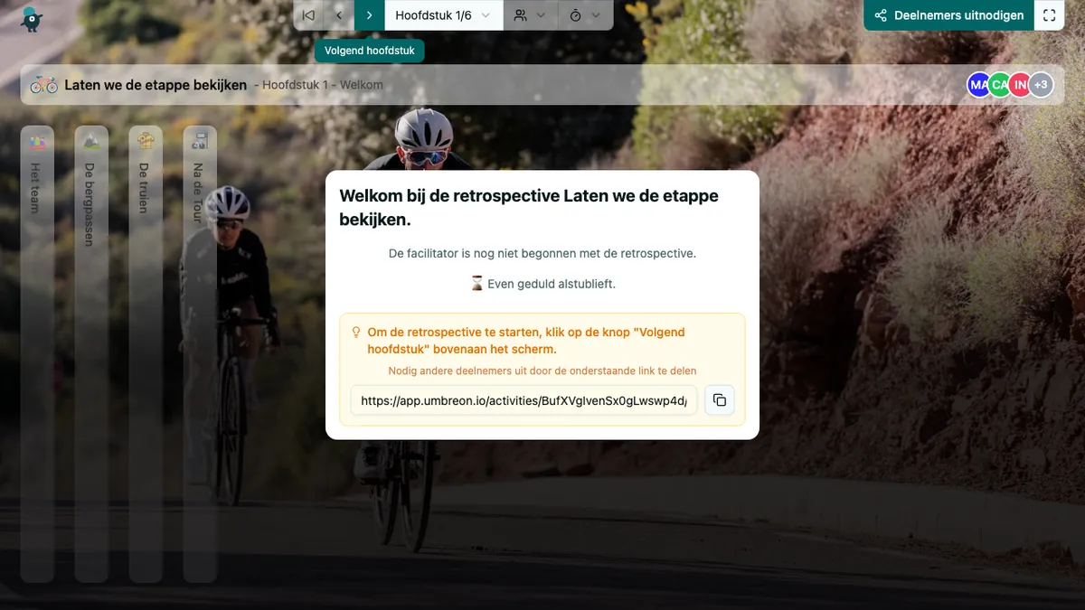 Laten we de etappe bekijken - welcome