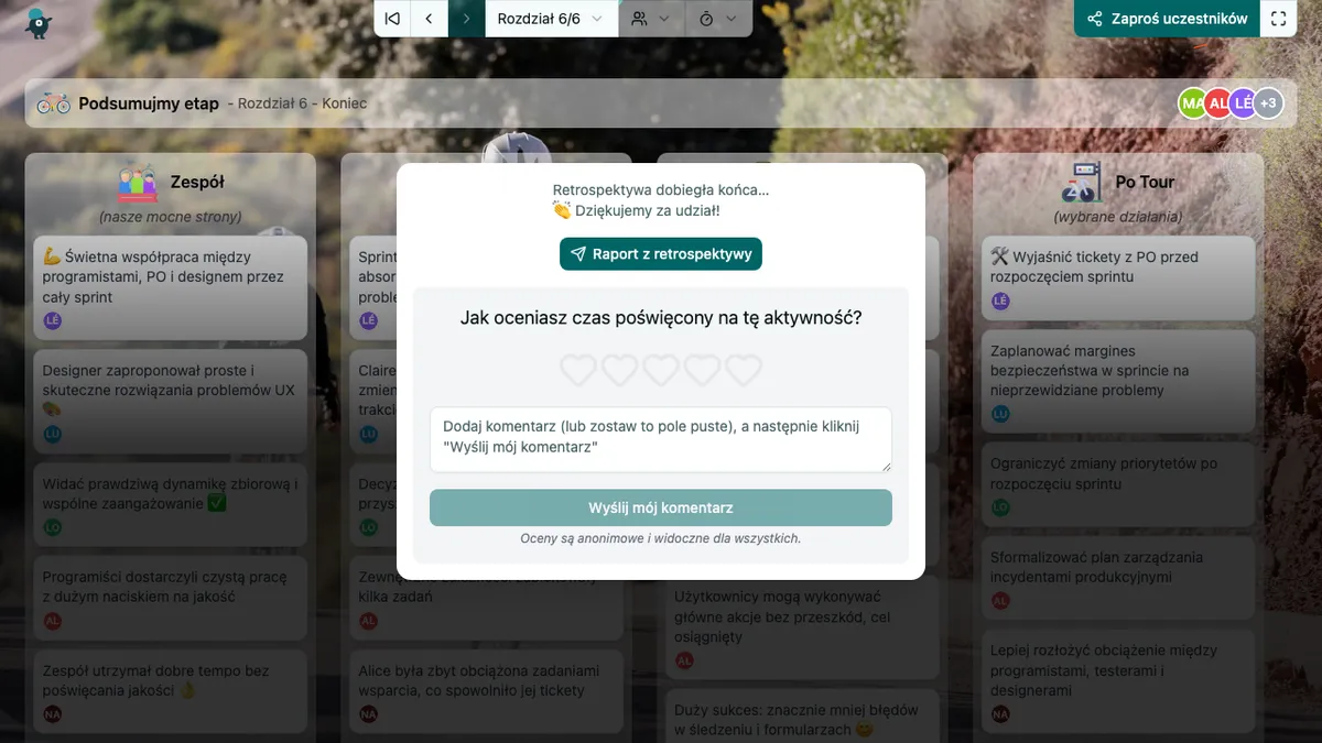 Podsumujmy etap - end